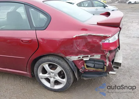 2009 Subaru Legacy 2.5I z USA, uszkodzony, nr VIN 4S3BL616897225776